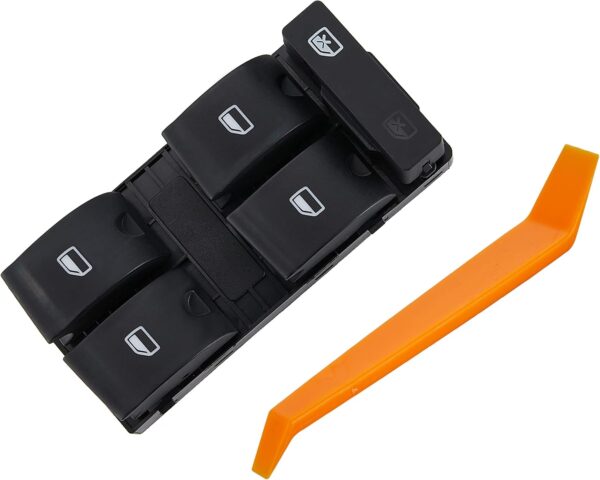 Power Window Switch FITS for 2002-2008 Audi A4,Audi A4 Quattro.2004-2008 Audi S4.Driver Side Front Left Door vidrios Electric Master Contro Switch 8ED959851,8E0959851B.