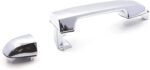 Set of 2 Rear Left Right Pair Exterior Chrome Door Handle Set Replacement for Kia Forte Cerato Forte5 2009 2013 - Image 7