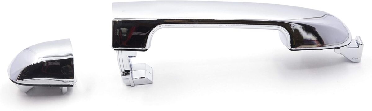 Set of 2 Rear Left Right Pair Exterior Chrome Door Handle Set Replacement for Kia Forte Cerato Forte5 2009 2013 - Image 2
