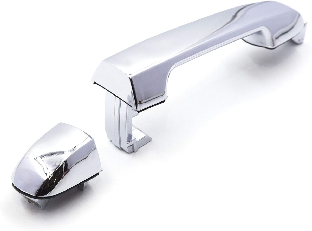 Set of 2 Rear Left Right Pair Exterior Chrome Door Handle Set Replacement for Kia Forte Cerato Forte5 2009 2013 - Image 6